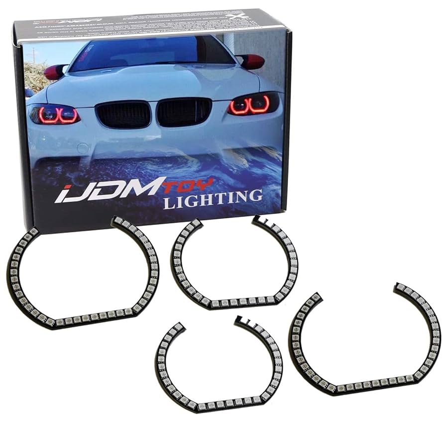 AYＭ✨ Amazon.com: Demon Eye Devil AngelEyes RGB Halo Rings for Car